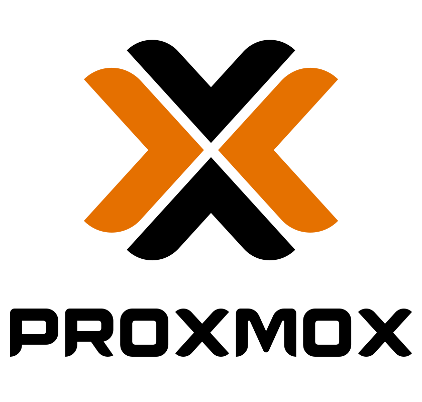 Proxmox logo with title below it